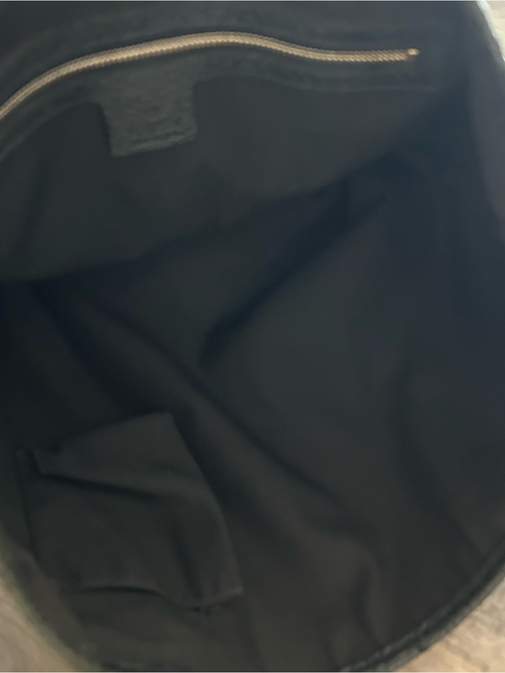 Gucci Black Monogram Canvas Tote with Gold Hardware - Picture 5 of 10
